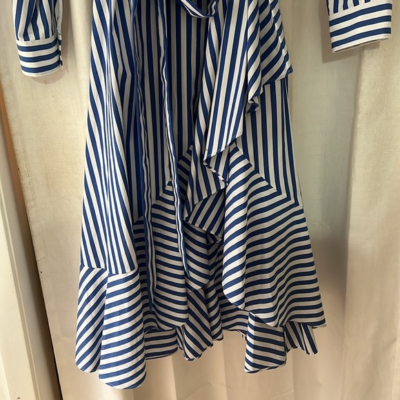 Kate Spade Julie Stripe Wrap Dress - Picture 7 of 8